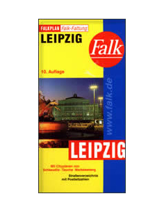 LEIPZIG - Stadtplan (mit Schkeuditz, Taucha, Markkleeberg)