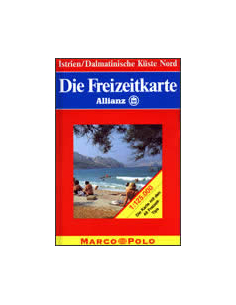 ISTRIEN / DALMATINISCHE KUSTENORD - Autokarta 1:125.000