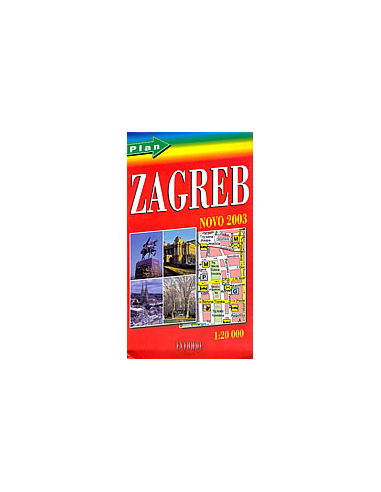 ZAGREB - plan grada 2003 (1:20 000)