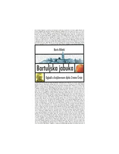 BARTULJSKA JABUKA - ogledi o književnom djelu Zvane Črnje